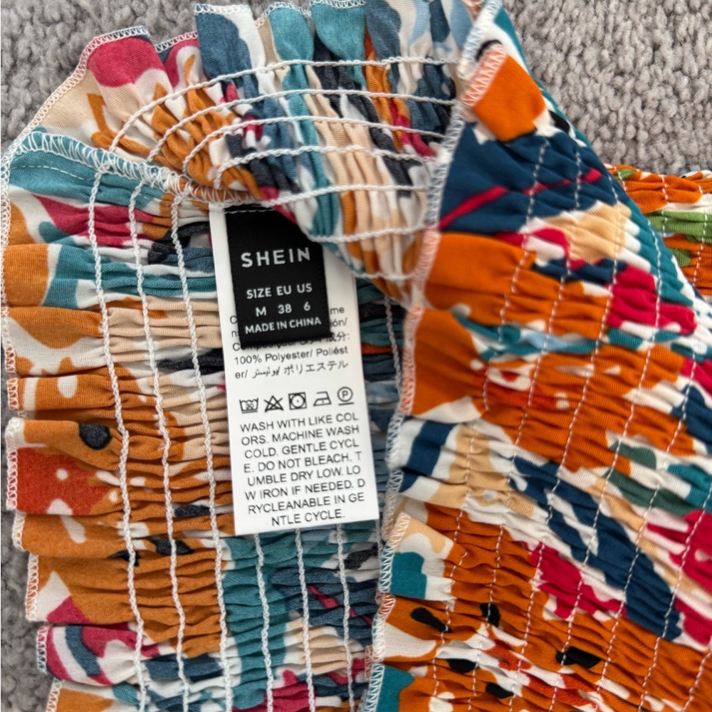 Multicolor Abstract Print Top - Picture 3 of 5